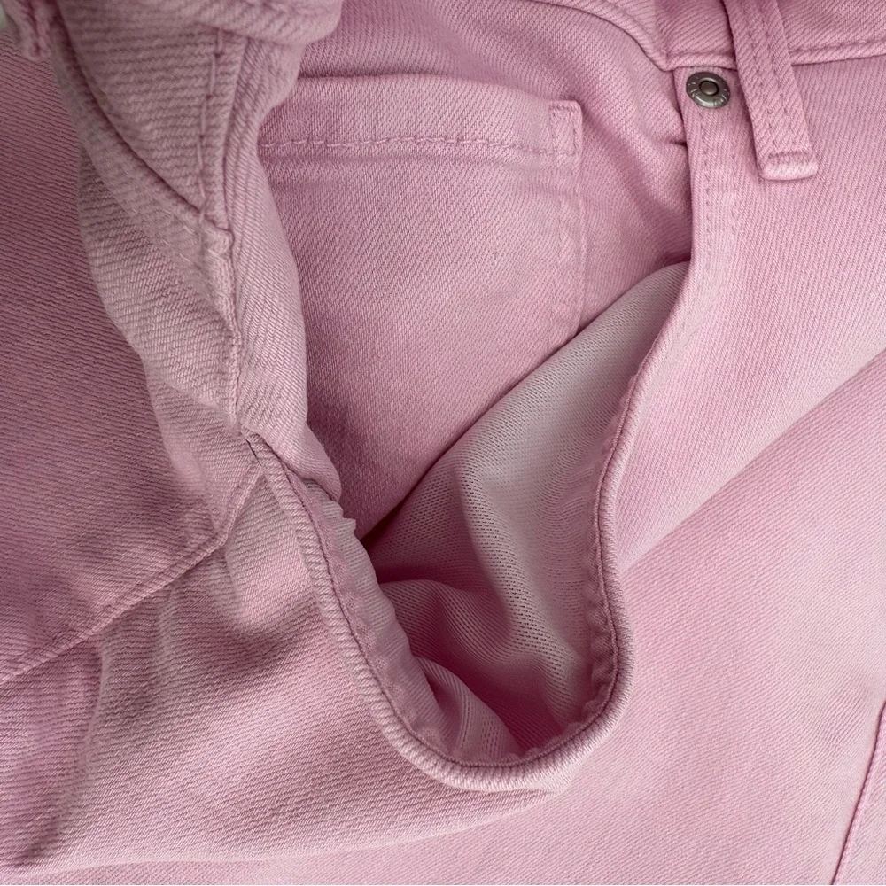NYDJ Jeans Curves 360 Women's 26 Pink Slim Straight Ankle Stretch cfoz2637-read